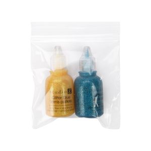 ZC44V 2 Mil Crystal Clear Zip Bags – 4” x 4” (With Vent Hole)