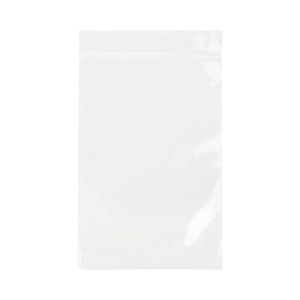 ZC45V 2 Mil Crystal Clear Zip Bags – 4” x 5” (With Vent Hole)