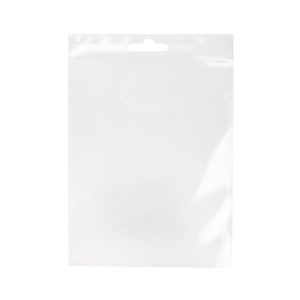 ZE46 2 Mil Crystal Clear Zip Bags – 4” x 6” (Euro Hang Hole)