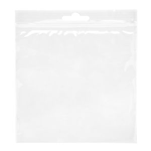 ZE66 2 Mil Crystal Clear Zip Bags – 6” x 6” (Euro Hang Hole)
