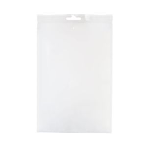 ZE810V 2 Mil Crystal Clear Zip Bags – 8” x 10” (Euro Hang Hole - With Vent Hole)