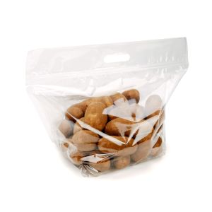 ZFG1 Zip Handle Flat Bottom Gusset Bag - 17 15/16