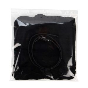 ZR12H 2 Mil Crystal Clear Zip Bags – 12 ½” x 12 ½” (Round Hang Hole)