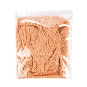 ZR1315 2 Mil Crystal Clear Zip Bags – 13” x 15” (Round Hang Hole)