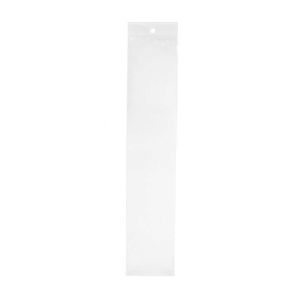 ZR212 2 Mil Crystal Clear Zip Bags – 2” x 12” (Round Hang Hole)