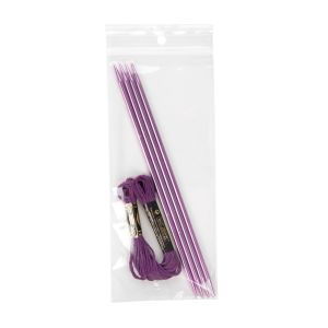 ZR37 2 Mil Crystal Clear Zip Bags – 3” x 7” (Round Hang Hole)