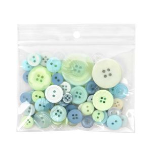 ZR43 2 Mil Crystal Clear Zip Bags – 4” x 3” (Round Hang Hole)