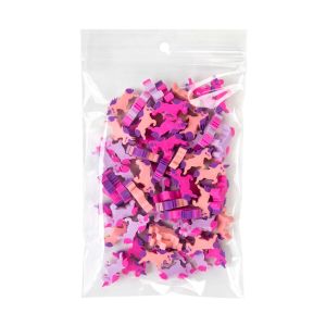 ZR46 2 Mil Crystal Clear Zip Bags – 4” x 6” (Round Hang Hole)