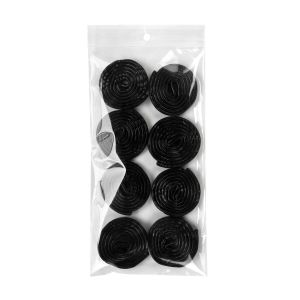 ZR48 2 Mil Crystal Clear Zip Bags – 4” x 8” (Round Hang Hole)