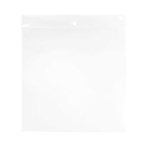ZR64 2 Mil Crystal Clear Zip Bags – 6” x 4” (Round Hang Hole)
