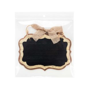 ZR66V 2 Mil Crystal Clear Zip Bags – 6” x 6” (Round Hang Hole - With Vent Hole)