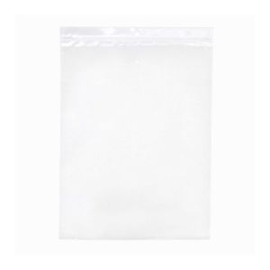 ZR810V 2 Mil Crystal Clear Zip Bags – 8” x 10” (Round Hang Hole - With Vent Hole)