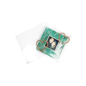 B1010NF Crystal Clear No Flap Bags – 10 7/16” x 10 ¼”