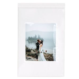 GC1218 Premium Eco Clear Flap Seal Bags - 12 7/16