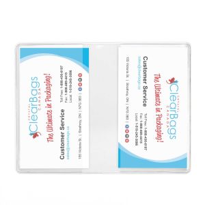 VINBUS Vinyl Business Card Holder - 3 3/4