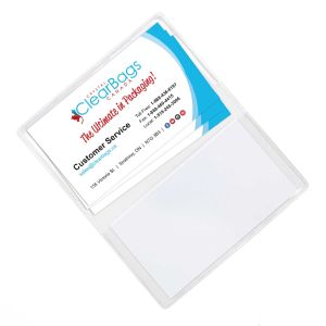 VINBUS2 Vinyl Business Card Holder - 3 7/8