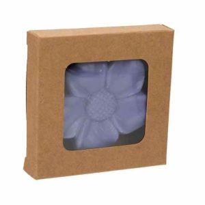 WKRG277 Kraft Window Box with glued in PET Sheet - 2 3/4