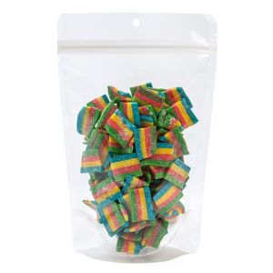 ZBGE7 Eco Clear PLA Stand Up Zip Pouch - 5 7/8