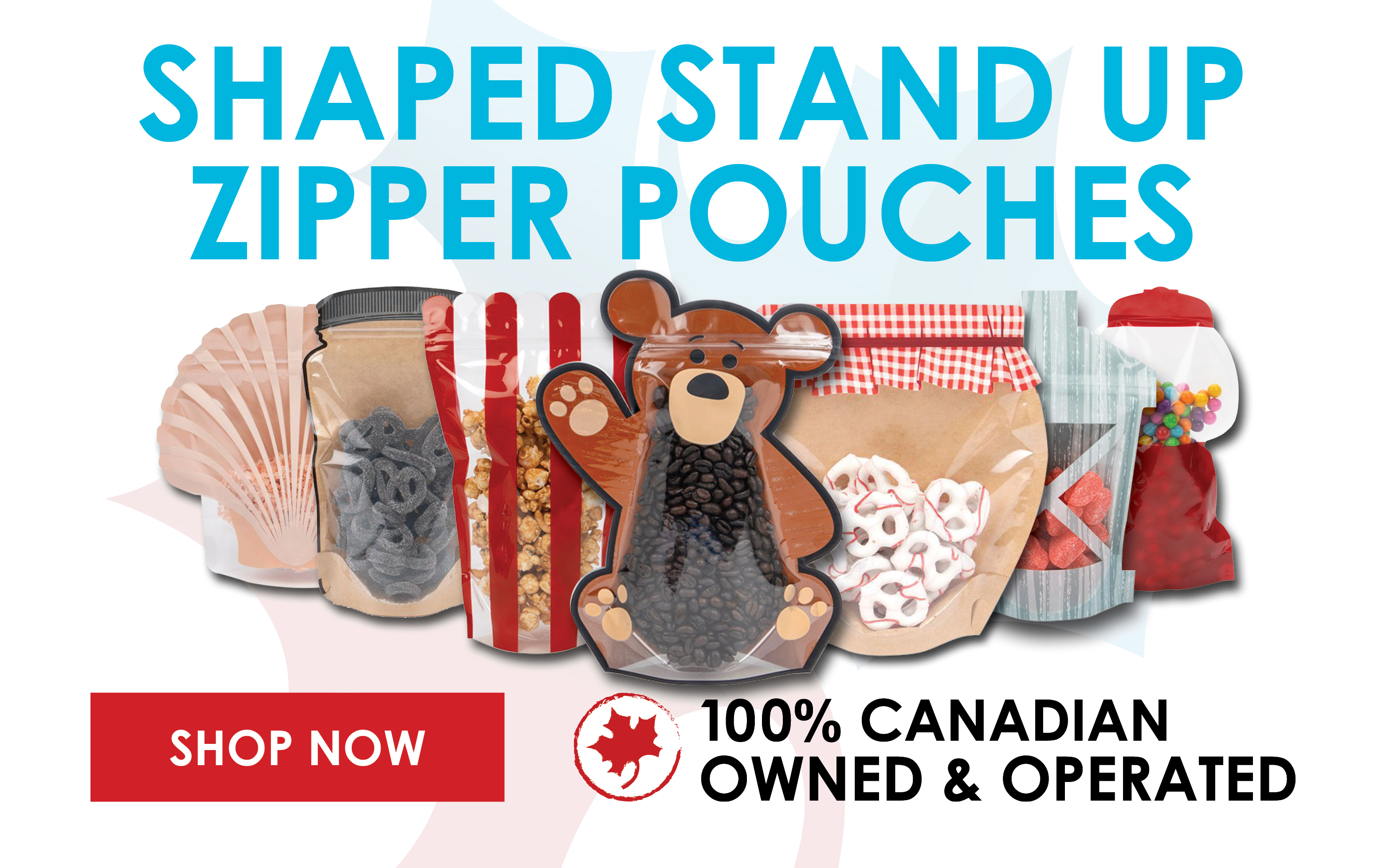 Crystal Clear Bags Shaped Pouches
