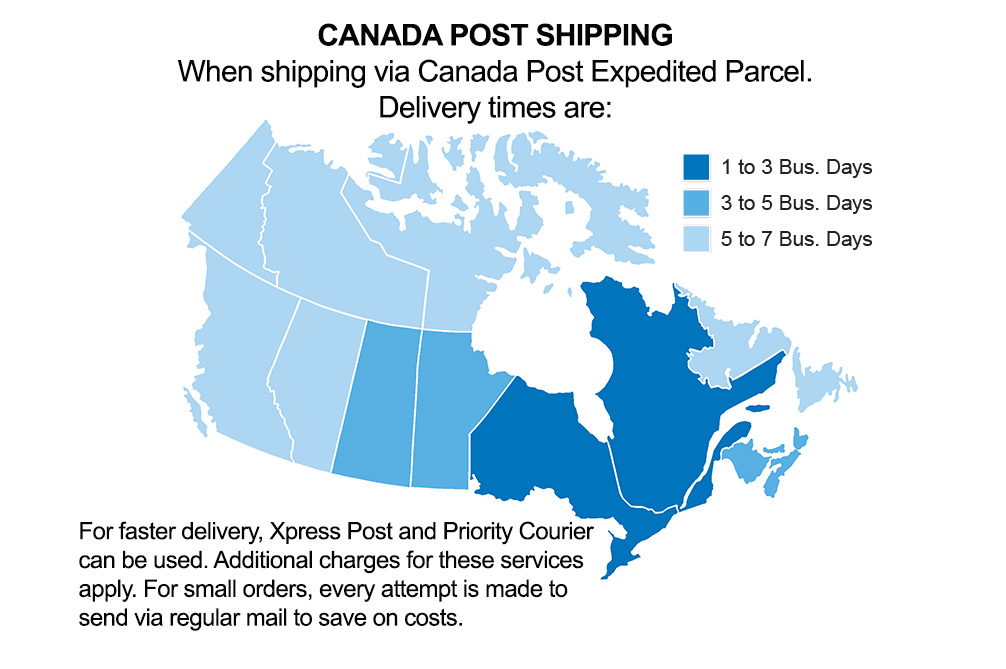 Map with shipping estimates