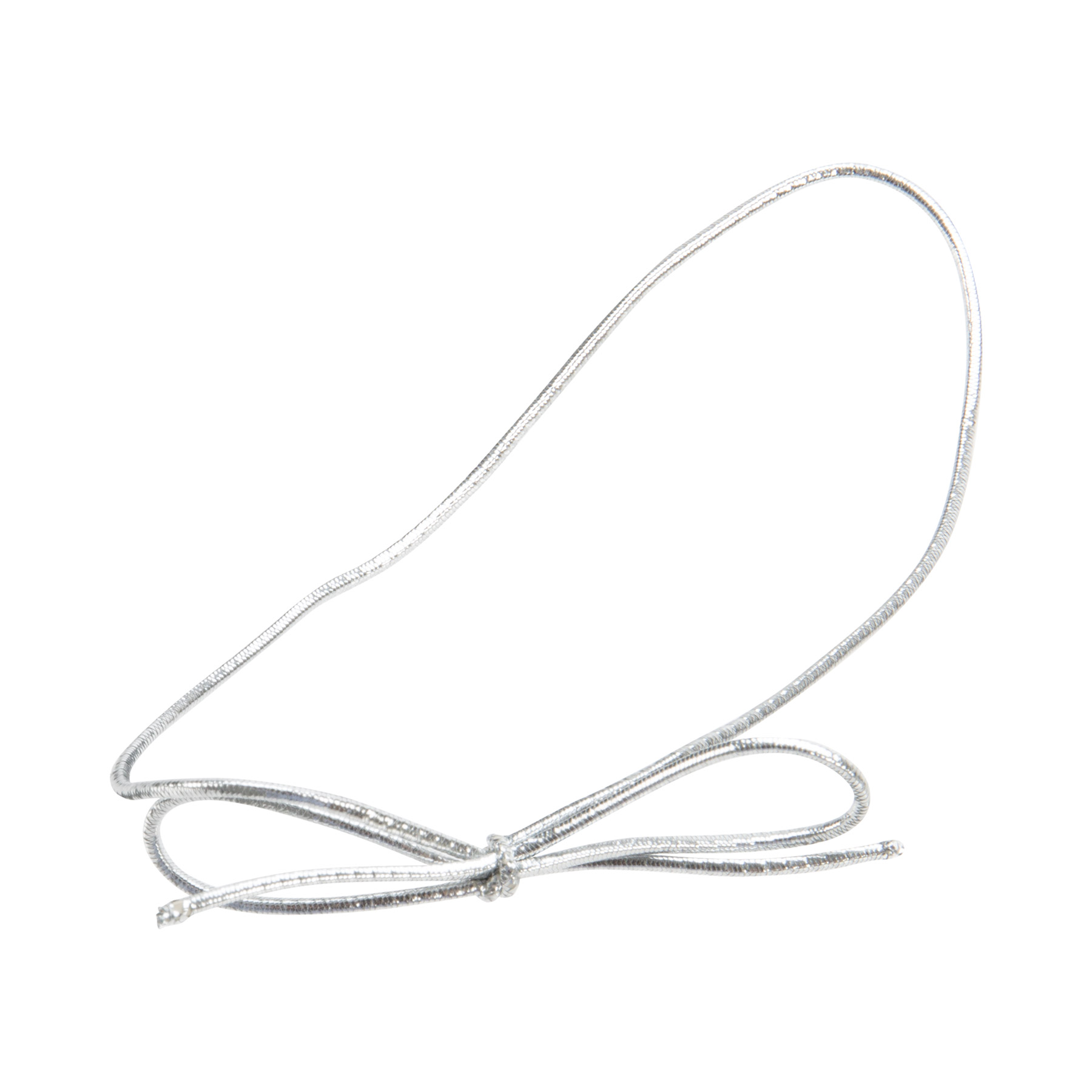 Shop for the Silver Metallic Elastic Waistband By Loops & Threads